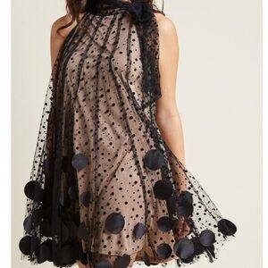 Ryu Black Polka Dot Dress